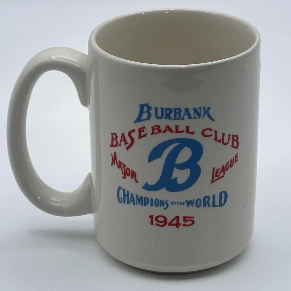1993 Warner Bros Yosemite Sam Burbank Sluggers Baseball Mug Looney Tunes